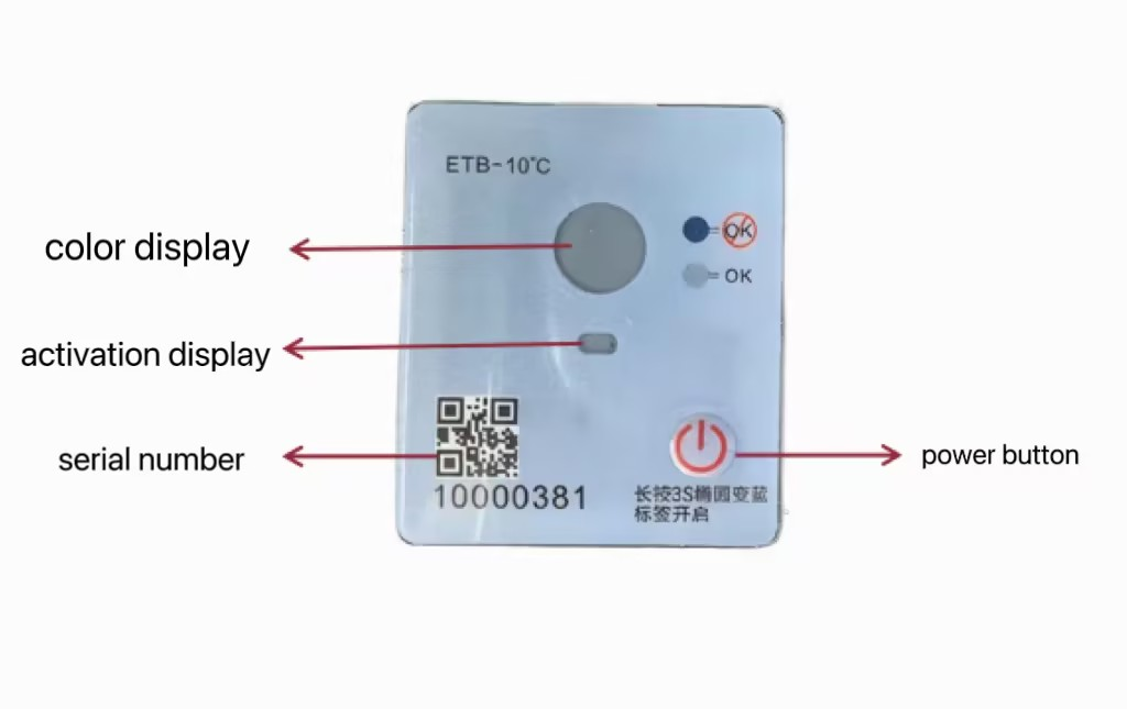 Temperature Indicator Label 