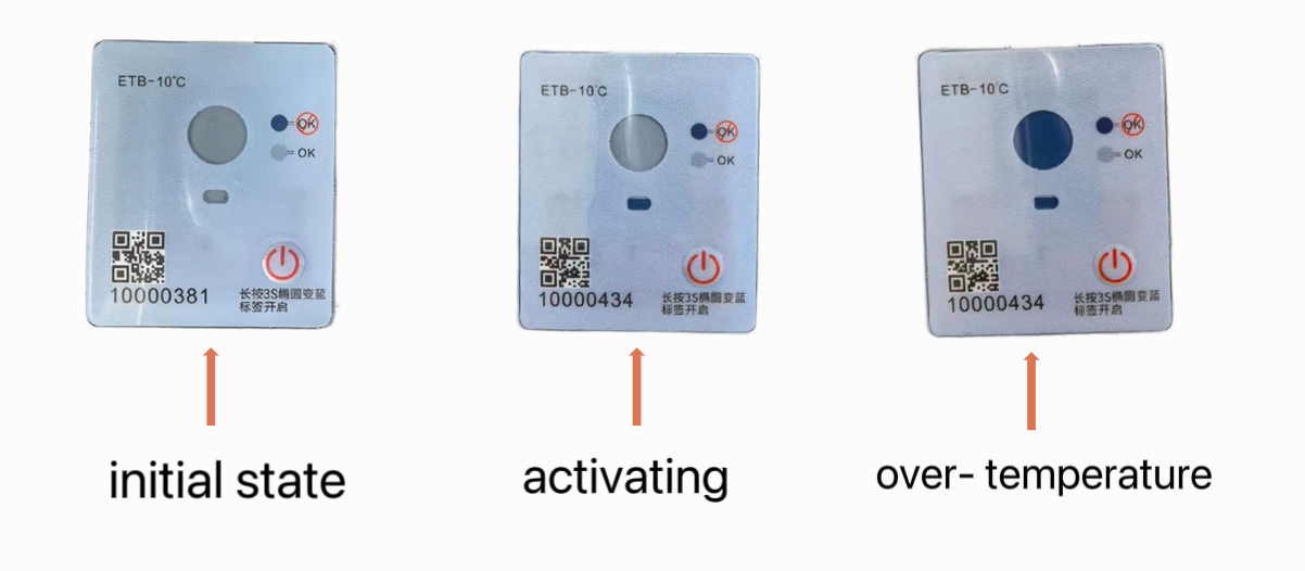 Temperature Indicator Label 